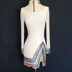 Sherei Hill 52941 Long Sleeve Dress Sz 0